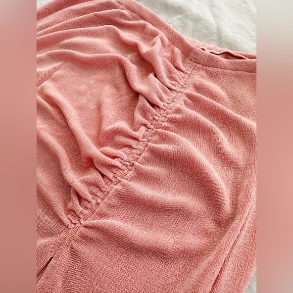 Showpo DELICEA RUCHED HIGH SPLIT SLINKY MAXI SKIRT - Picture 5 of 7